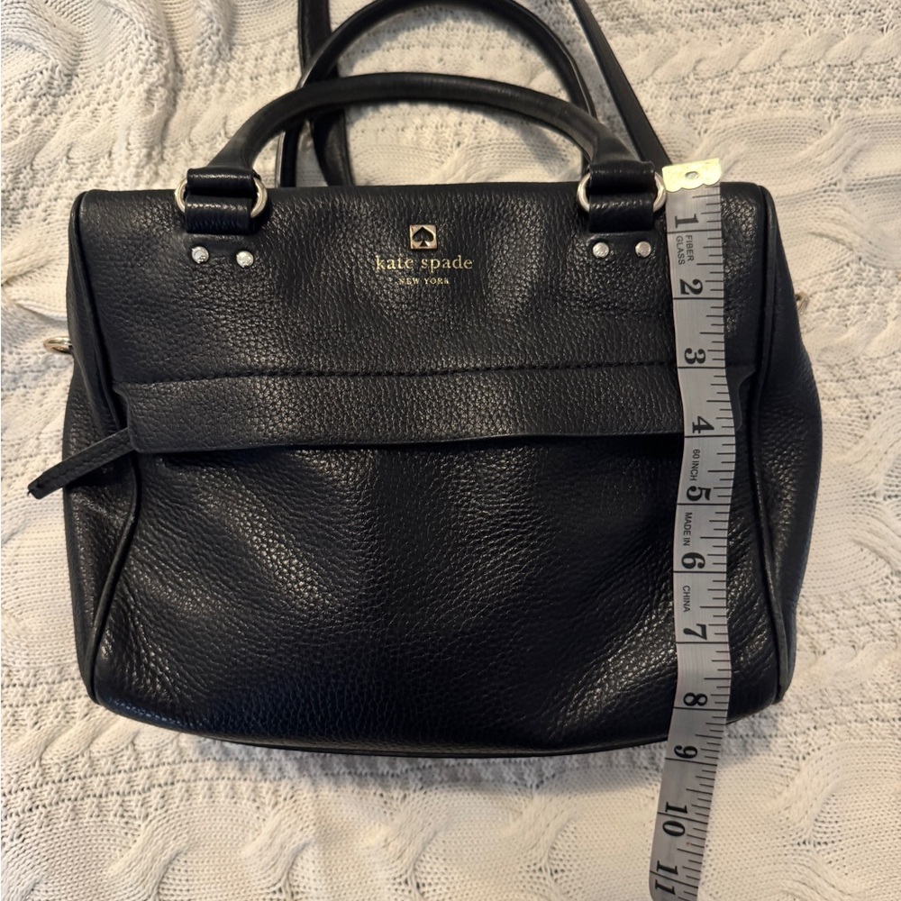 Kate Spade Black Pebbled Leather Satchel - Picture 6 of 10
